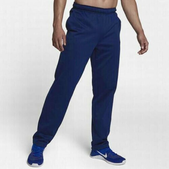 nike dri fit pants navy blue